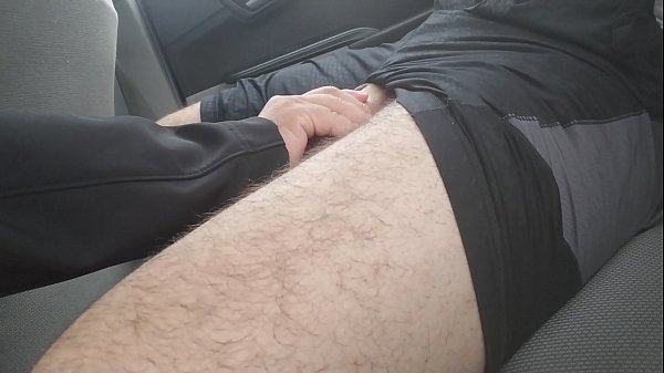 Uber driver catches stroking