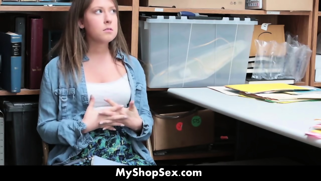 Shoplyfter teen patted down fucked