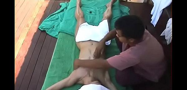 Indian wife massage hidden camera