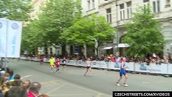 Prague marathon pick-up