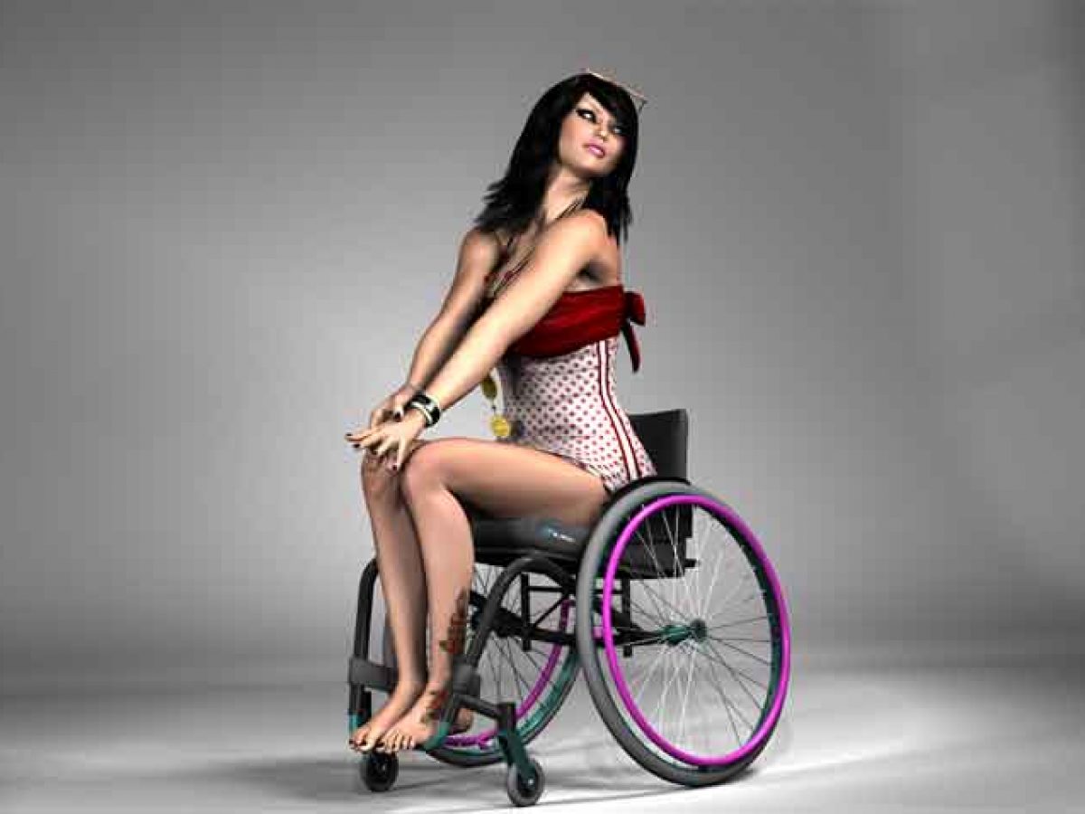 best of Wheelchair cock woman paraplegic