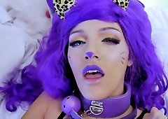 Bomber reccomend purple cheetah slave teaser