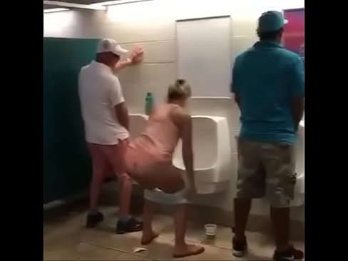 Peeing random strangers bathroom