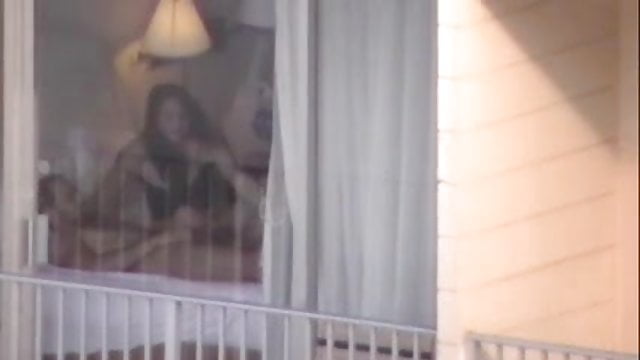Jetta reccomend couple giving peep hotel window