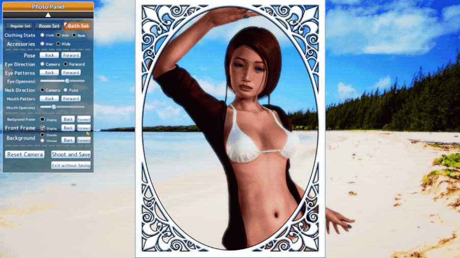 Shooting practice with face honey select