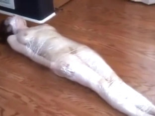Jelly B. reccomend wrapped strugg mummified suffocation