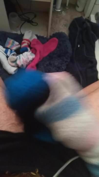 Sock masturbation