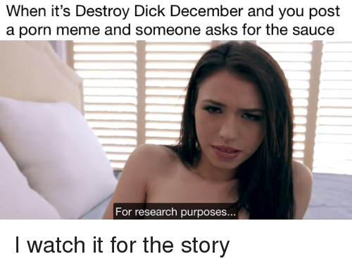 Destroy dick december